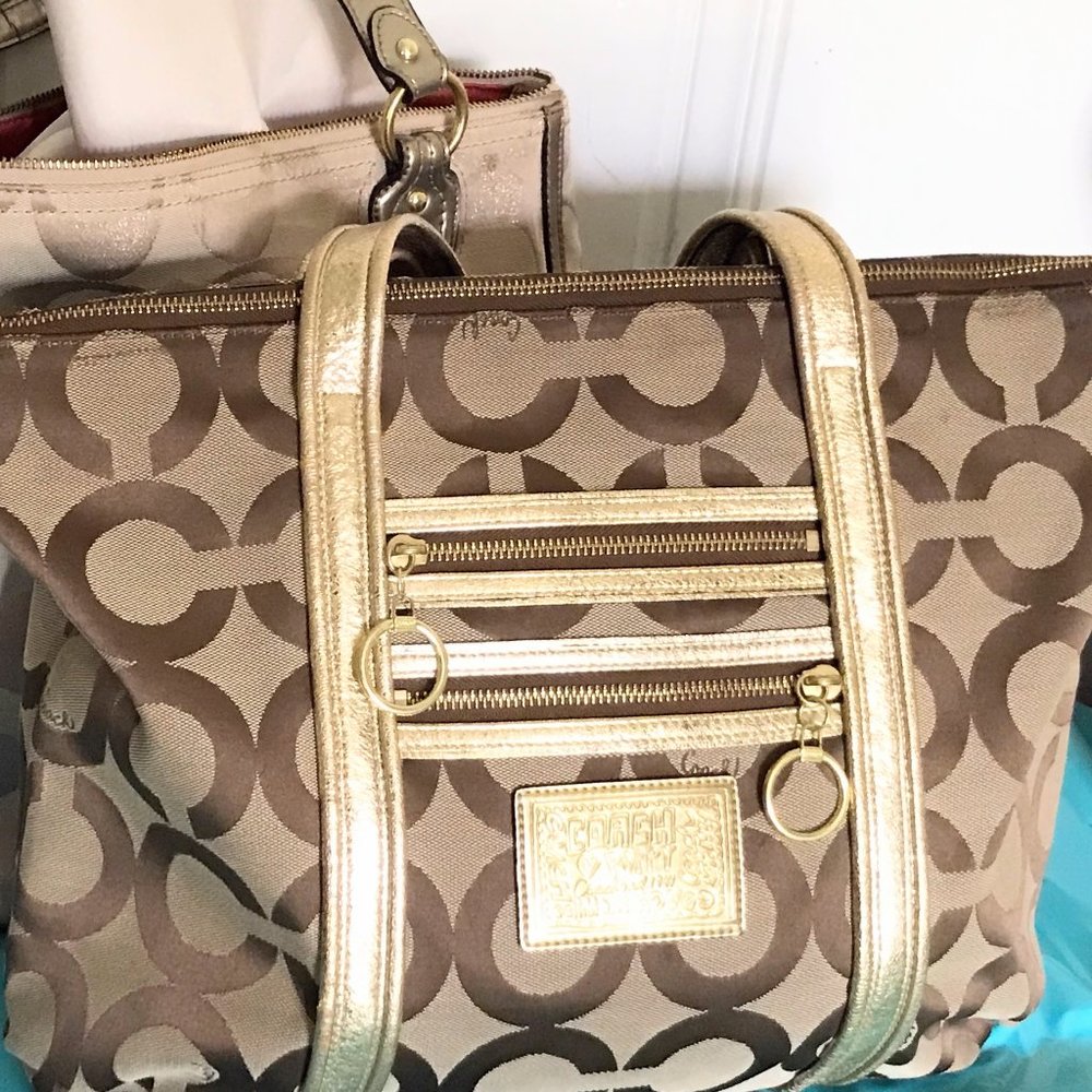 COPY - #PreLoved COACH Poppy Op art Tote